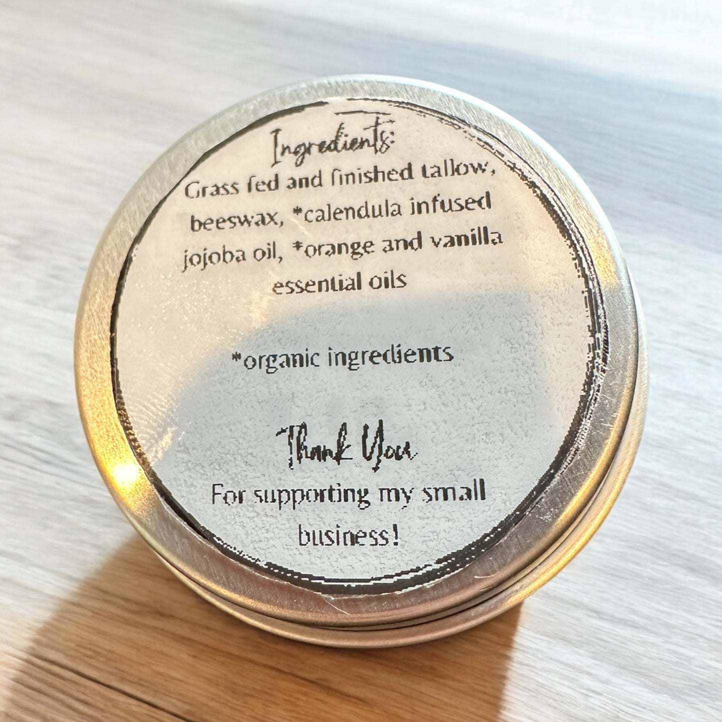 Tallow Lip Balm - Vanilla Citrus