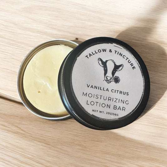 Tallow Lotion Bars - Vanilla Citrus